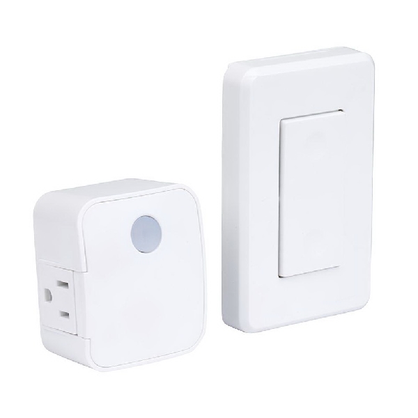 AmerTac RFK1600LC Indoor Wall Switch, 15 A, 1875 W, White - 4