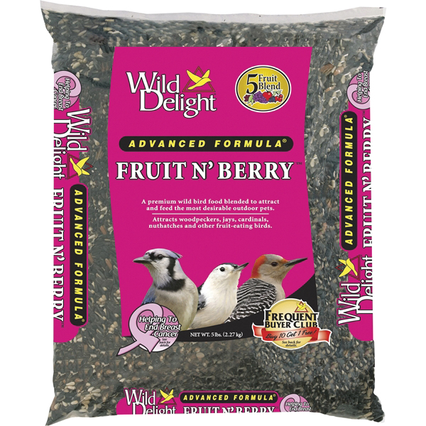 Fruit N' Berries 365050 Dried Cherries Bird Food, 5 lb, Berry, Fruit, Bag