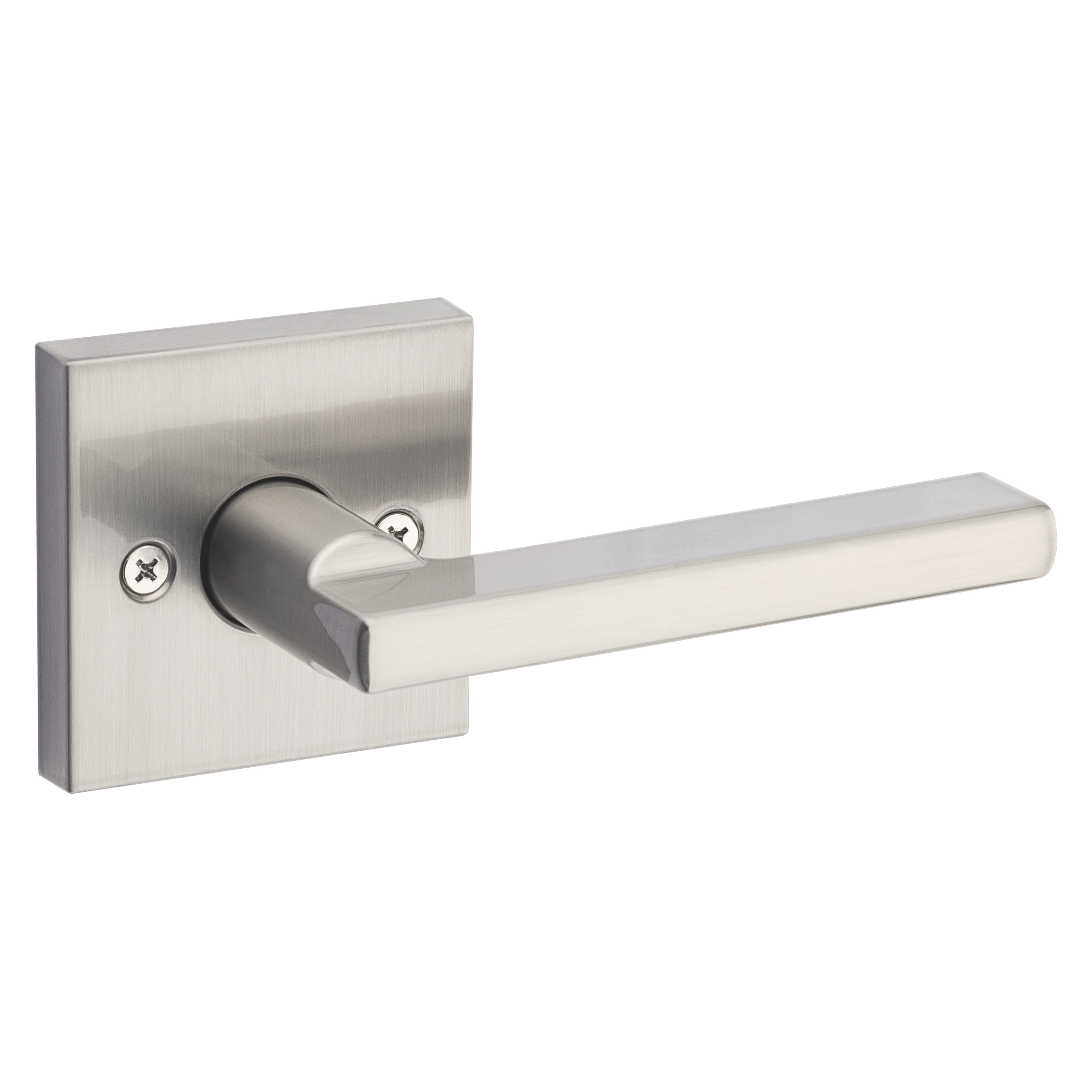 Signature Series 157HFL SQT 15 CP Half Inactive Dummy Lever, Satin Nickel, Zinc, Residential, Reversible Hand