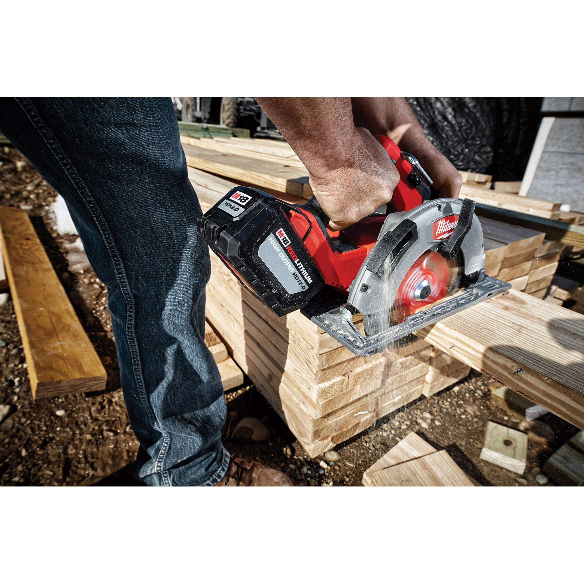Milwaukee M18 REDLITHIUM 48-11-1812 Rechargeable Battery Pack, 18 V Battery, 12 Ah, 1-1/2 hr Charging - 5