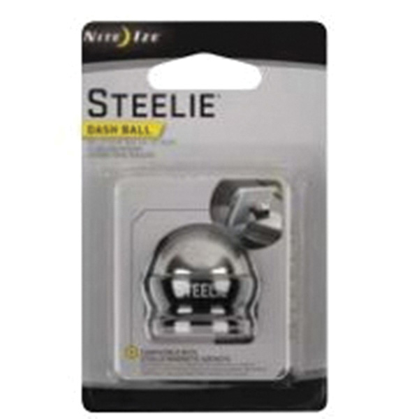 Steelie STDM-11-R7 Dash Ball, Aluminum/Stainless Steel, Black/Silver, Dash Mounting