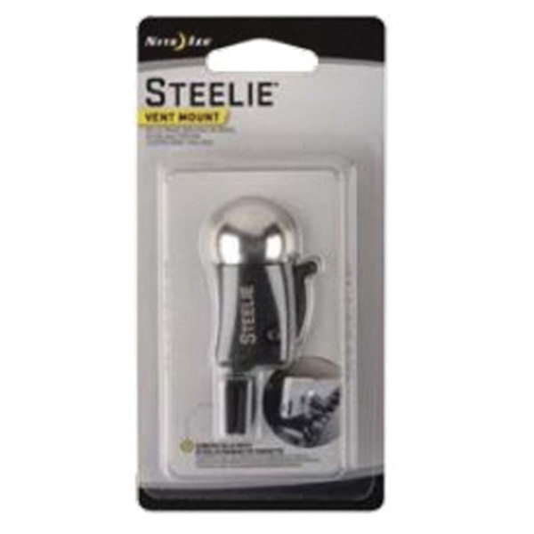 Steelie STVM-11-R7 Vent Ball Mount, Aluminum/Stainless Steel, Gray, Vent Mounting