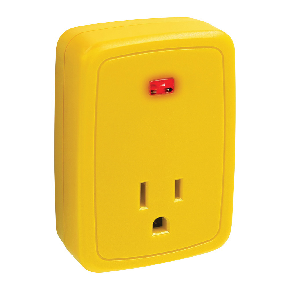 ORFPO15 Single Outlet Signal, 125, Yellow