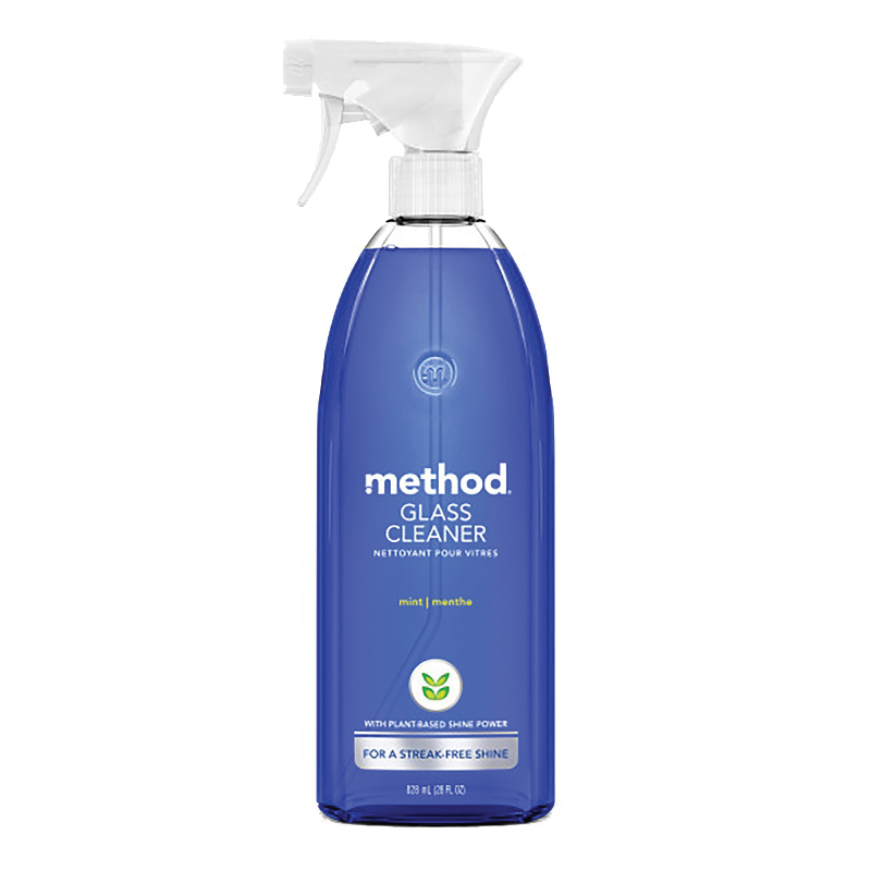 3 Glass and Surface Cleaner, 28 oz Bottle, Liquid, Mint