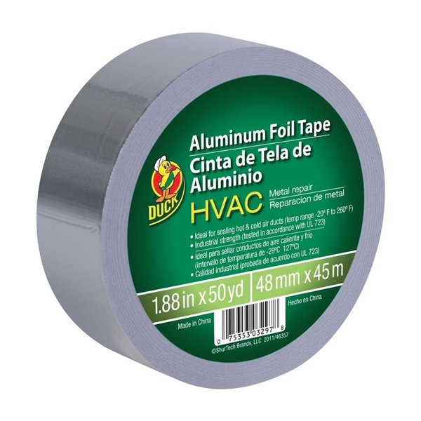 240225 Foil Tape, 50 yd L, 1.88 in W, Silver