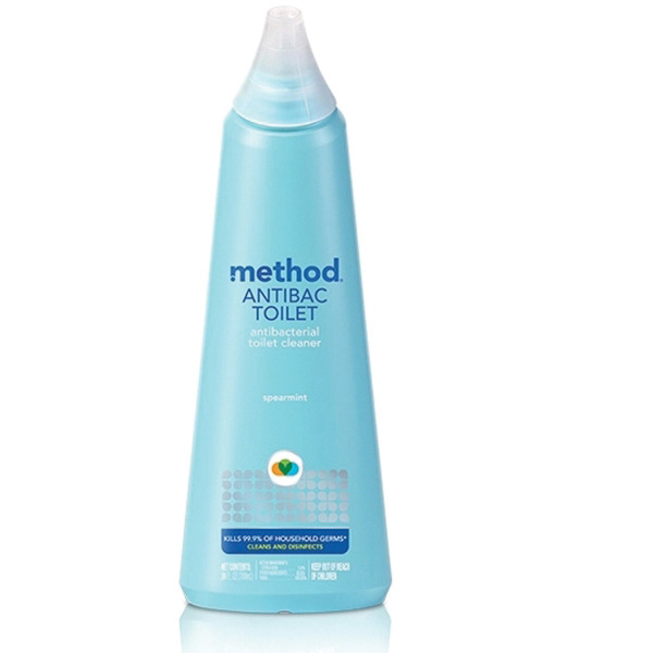 1221 Toilet Bowl Cleaner, 24 oz, Liquid, Spearmint, Light Blue