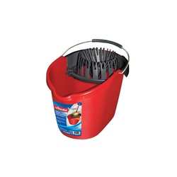 Vileda 153028 Quick Wring Bucket, 10 L Capacity, Oval, Polyethylene Bucket/Pail - 1