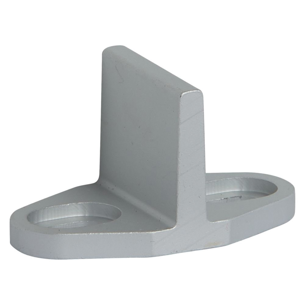 N187-090 Single Guide, Aluminum, Gray, Floor Mounting