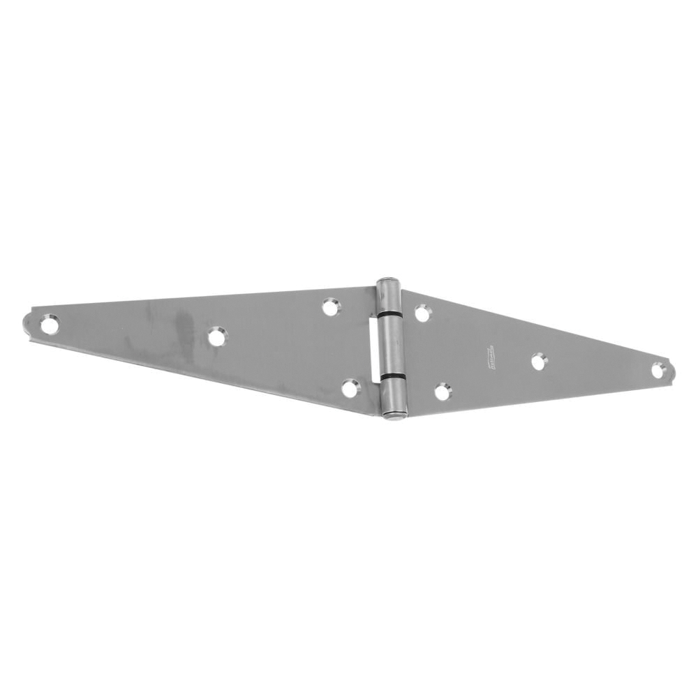 N342-493 Heavy Strap Hinge, 3-3/8 in W Frame Leaf, 1-13/16 in H Frame Leaf, 1/8 in Thick Leaf, 60 lb