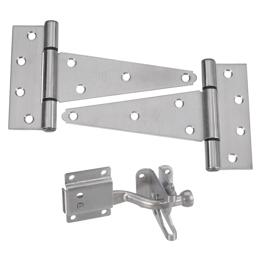 DPV875 Series N343-434 Gate Kit, Stainless Steel, Silver, 3-Piece