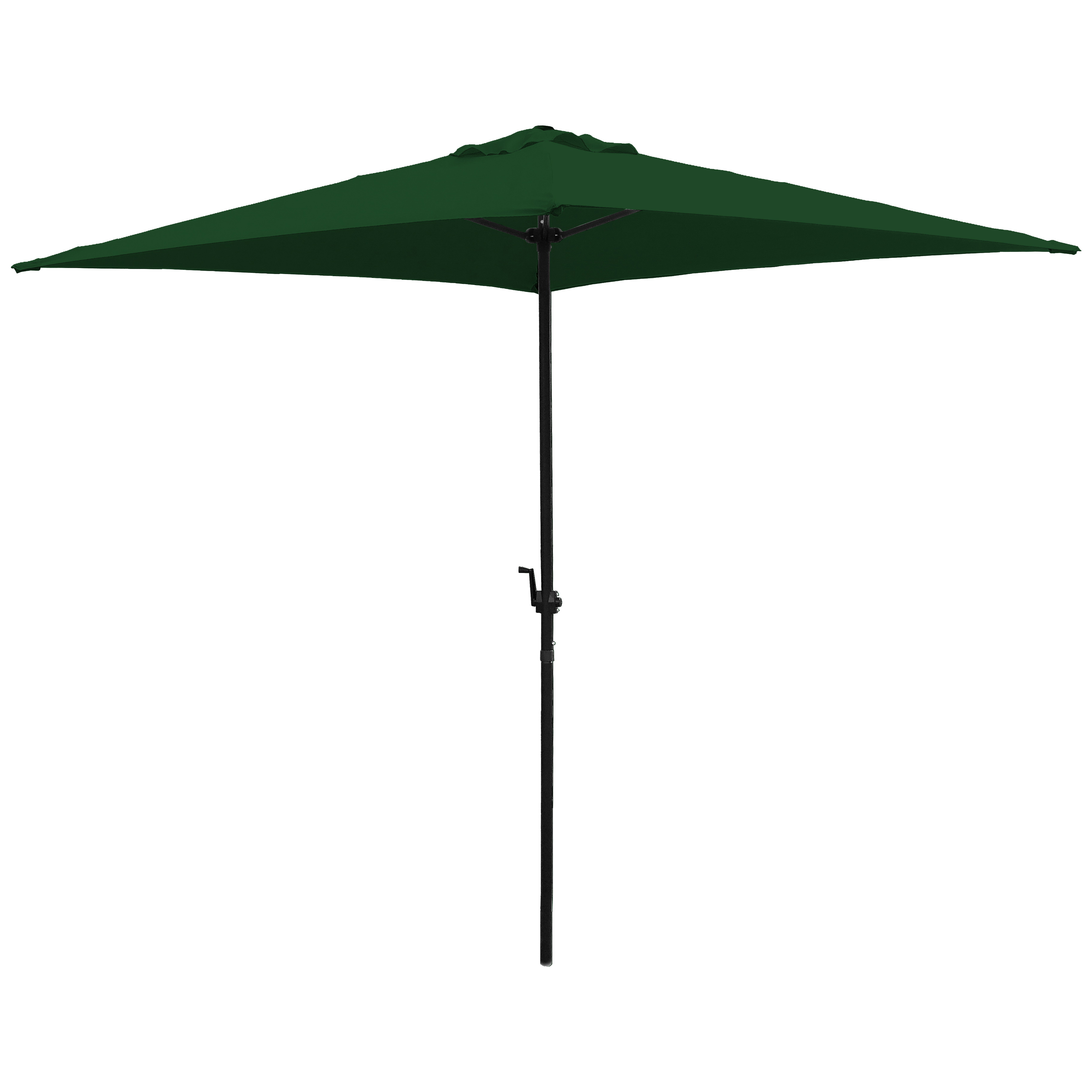 UMQ65BKOBD-01 Market Umbrella, 7.8 ft H, 6.5 ft W Canopy, 6.5 ft L Canopy, Square Canopy