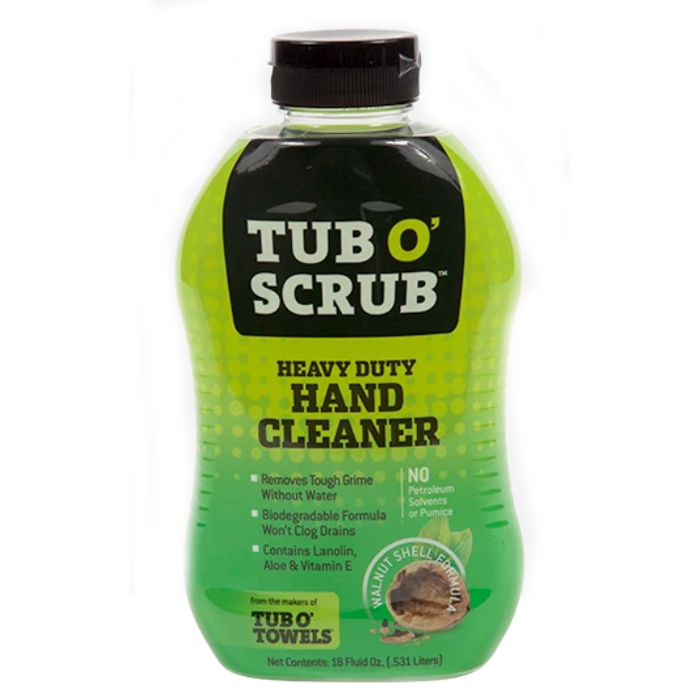 TS18 Heavy-Duty Hand Cleaner, Liquid, Brown, Mild Citrus, 18 oz Bottle