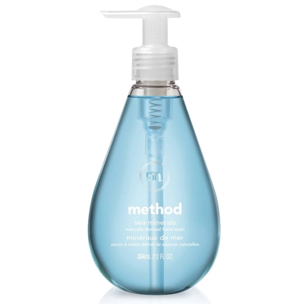 162 Hand Wash, Gel, Light Blue, Sea Minerals, 12 oz Bottle