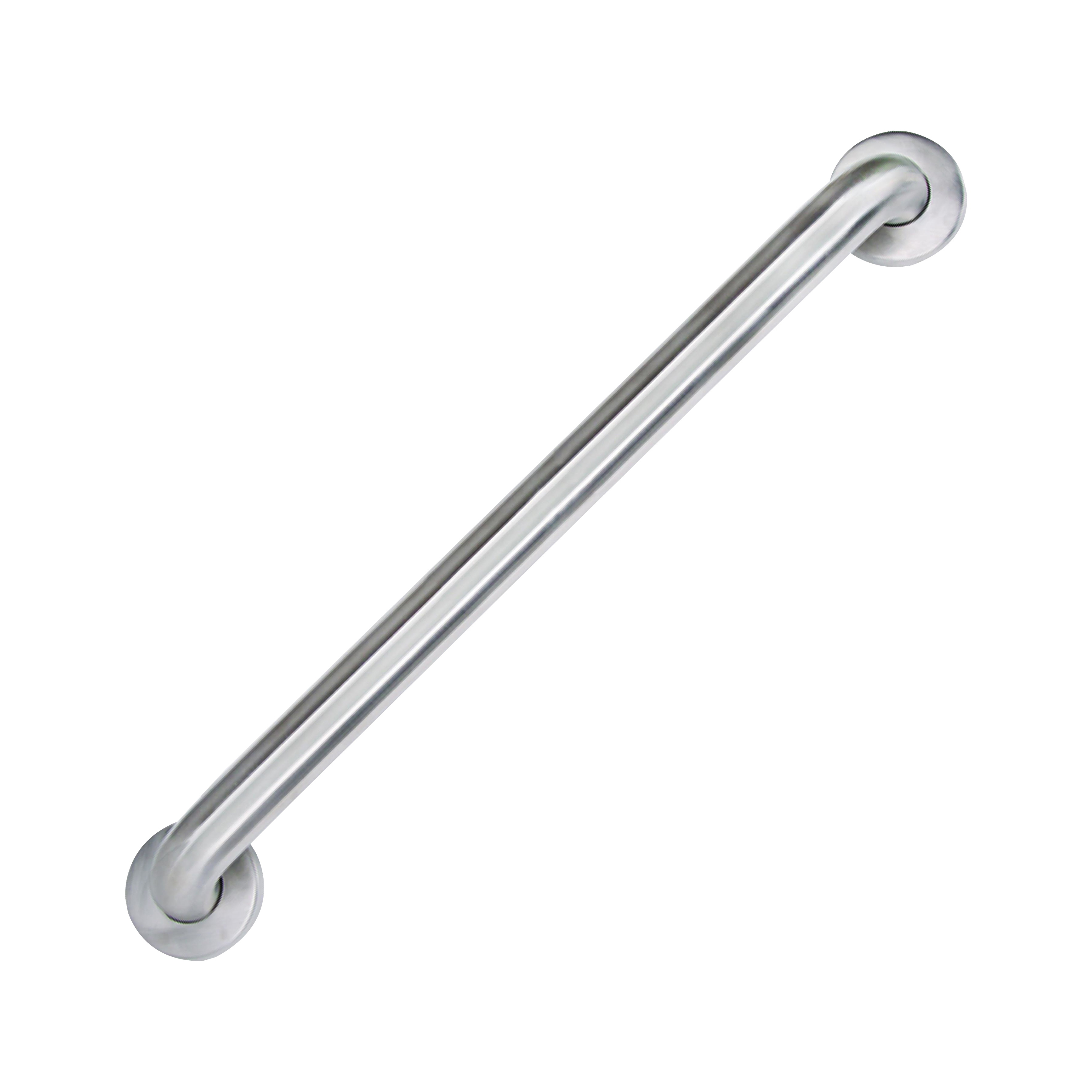 SG01-01&0124 Grab Bar, 24 in L Bar, Stainless Steel, Wall