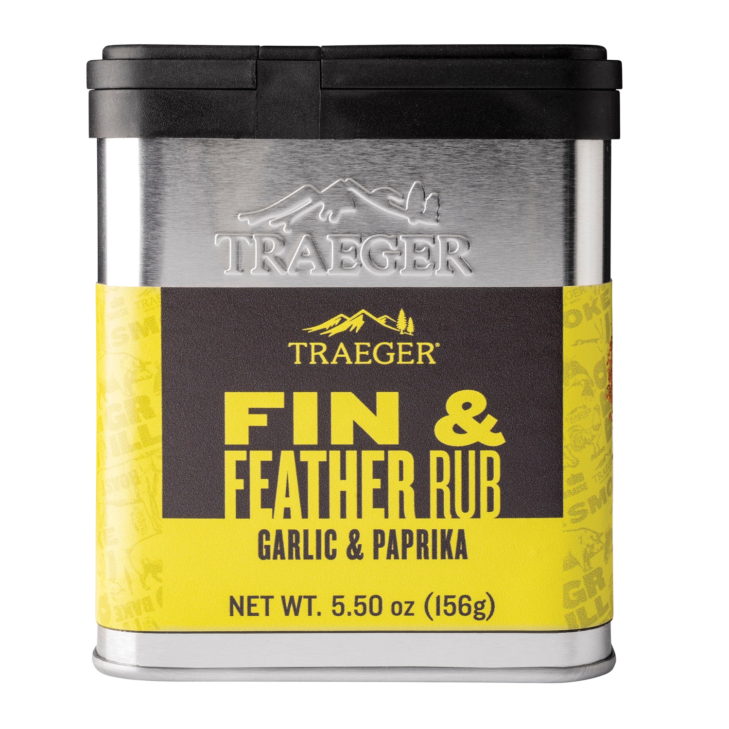 TRAEGER SPC176 Fin and Feather Rub, 5.5 oz Tin