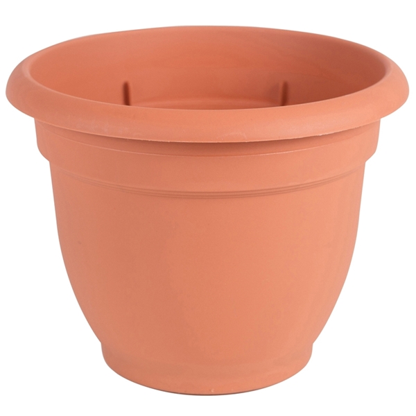 Ariana Series 20-56116 Planter, 16 in Dia, 13.7 in H, 17-3/4 in W, 17-3/4 in D, Round, Elegant, Traditional Design