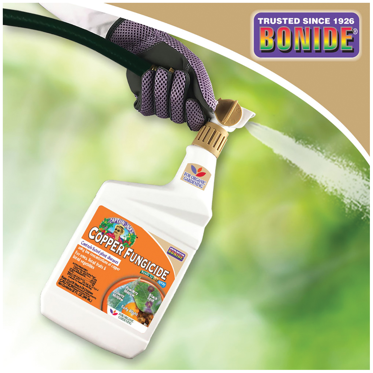Bonide 814 Copper Fungicide, Liquid, Acid, Blue, 1 qt