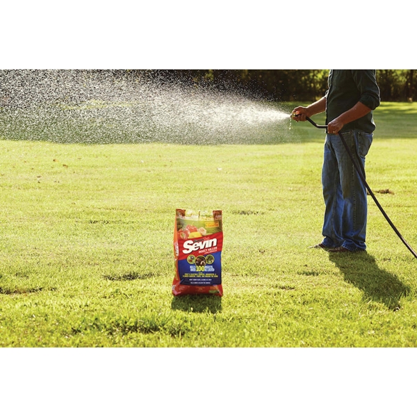 Sevin 100530128 Lawn Insect Killer, Granular, 10 lb, Compositions: Bifenthrin, Zeta-Cypermethrin (F2700)