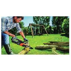 Worx WG322 Auto-Tension Chainsaw, Battery Included, 20 V, 10 in L Bar, 3/8 in Pitch - 4