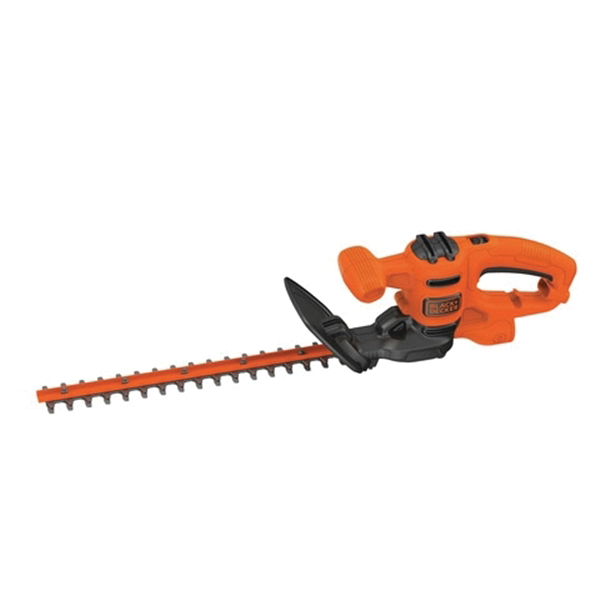 BEHT100 Electric Hedge Trimmer, 3 A, 120 V, 5/8 in Cutting Capacity, 16 in Blade, T-Shaped Handle, Orange