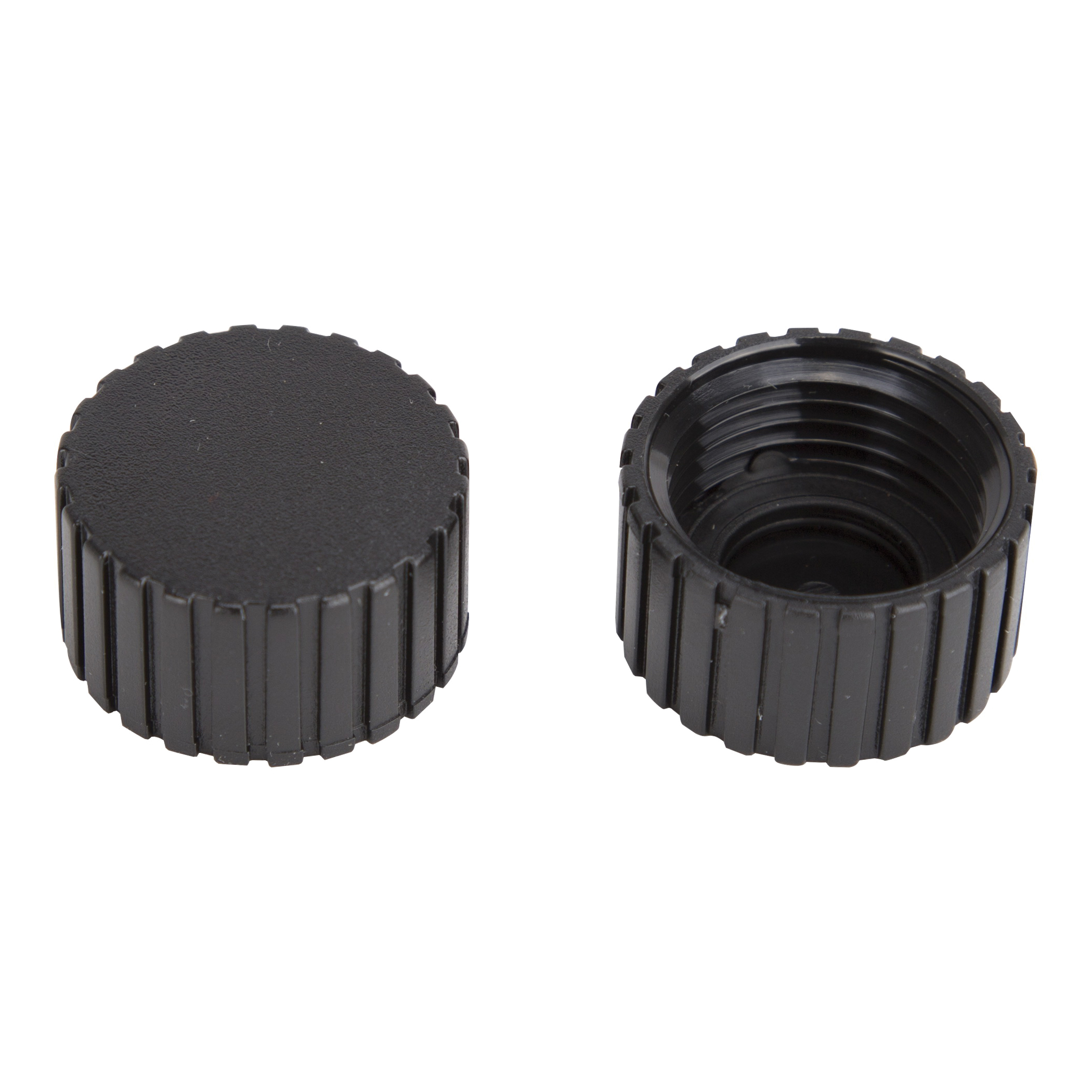 GHEC Hose End Cap, 3/4 in, Female, Plastic, Black