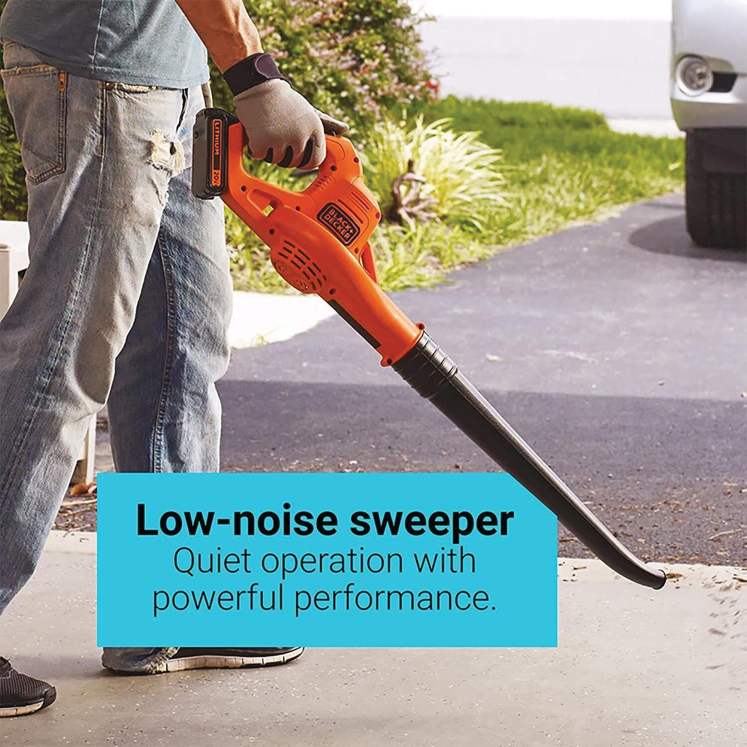 Black+Decker 20V MAX POWERCONNECT LCC222 Cordless Trimmer/Edger and Leaf Blower Combo Kit, Battery Included, 1.5 Ah - 4