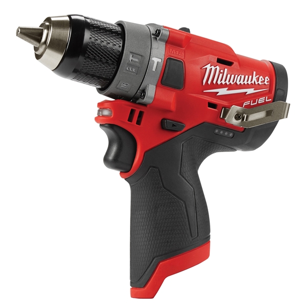 Milwaukee 2504-20 Hammer Drill, Tool Only, 12 V, 2, 4 Ah, 1/2 in Chuck, Ratcheting Chuck, 0 to 25,500 bpm