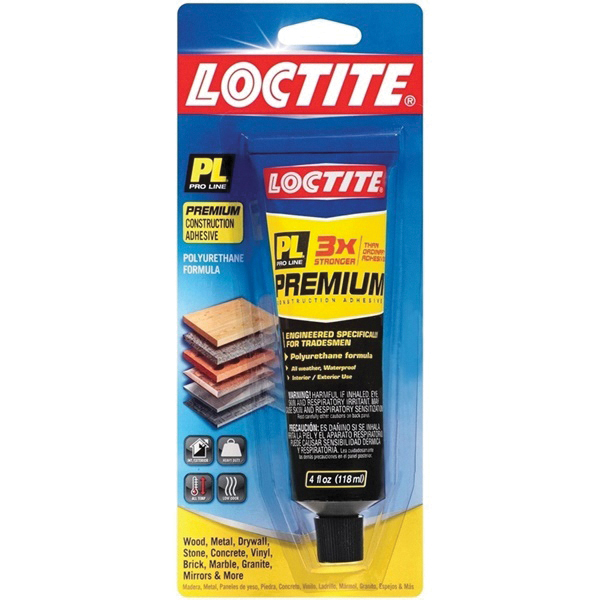 1451588 Premium Polyurethane Adhesive, Brown, 4 oz Cartridge