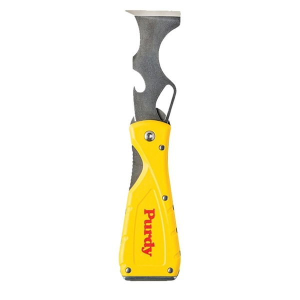 140900600 10-in-1 Folding Multi-Tool, Rubber/Stainless Steel, Yellow