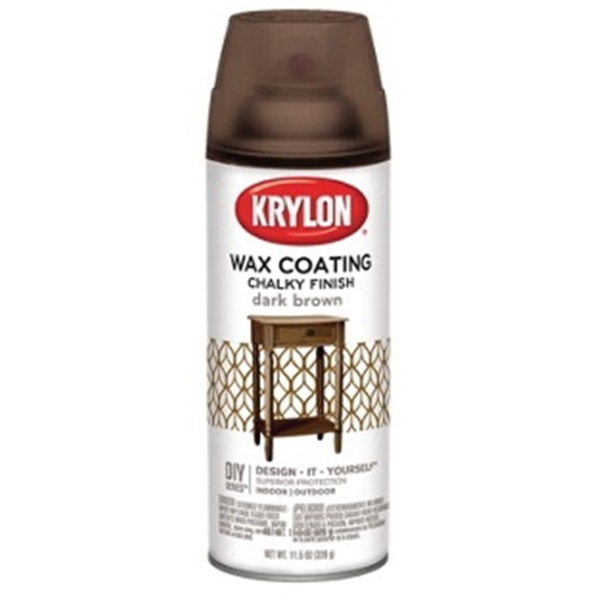 K04119000 Chalk Spray Paint, Subtle, Dark Brown, 11.75 oz, Can