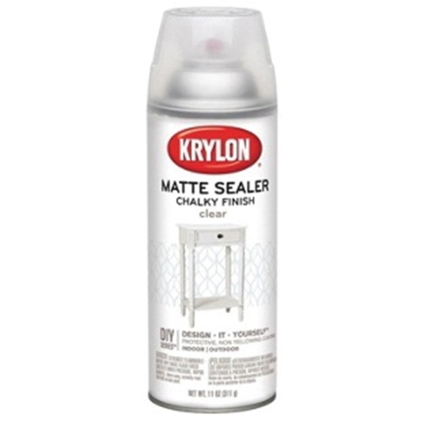 K04117000 Chalk Spray Paint, Chalk, Clear, 12 oz, Can