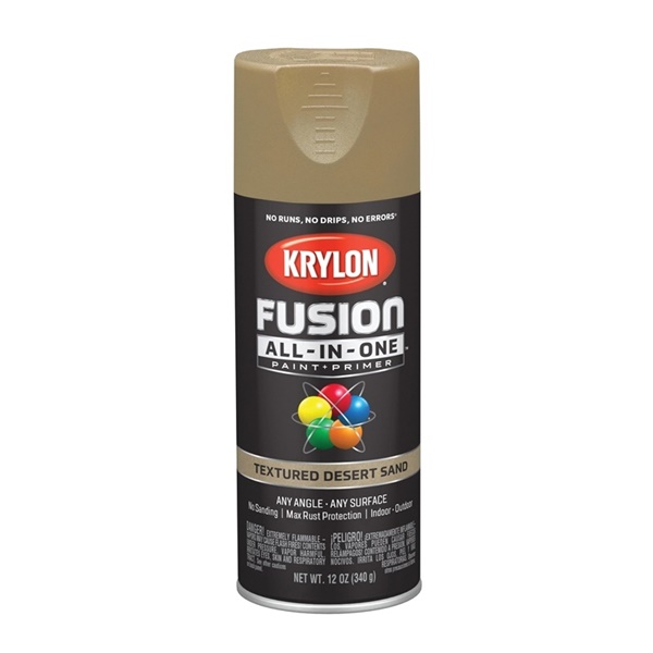 K02781007 Spray Paint, Textured, Desert Sand, 12 oz, Can