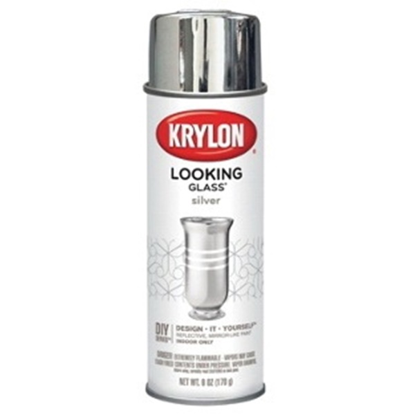 K09033000 Spray Paint, Gloss, Silver, 6 oz, Can