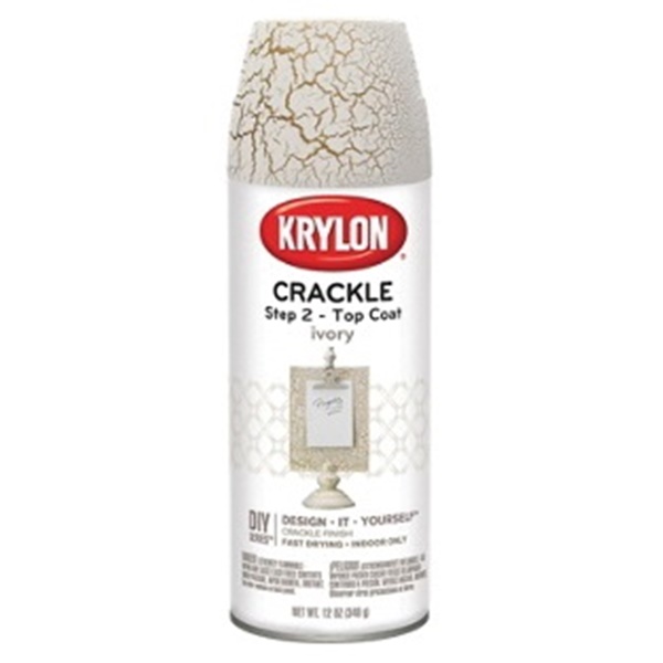 Krylon K08420007 Spray Paint, Ivory, 12 oz, Can