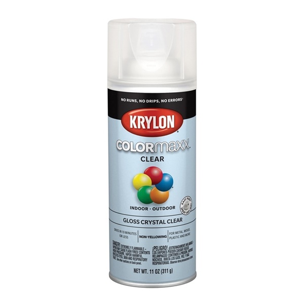 Krylon UV Resistant Clear Spray Gloss, 11oz Can