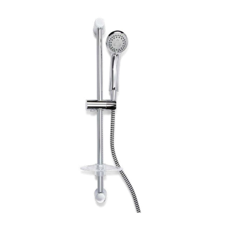 K760CP Slide Bar Handheld Shower Kit, 1.8 gpm, 3 -Spray Function, Polished Chrome, 60 in L Hose