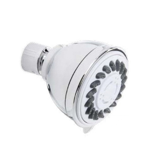 K704CP Shower Head, Round, 1.8 gpm, 3 -Spray Function, Polished Chrome, 2.7 in Dia