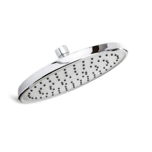 K711CP Rain Shower Head with Full Coverage Spray, Round, 1.8 gpm, Polished Chrome, 8.4 in Dia