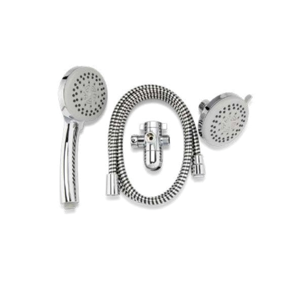 K751CP Shower Head Kit, 1.8 gpm, 5 -Spray Function, Polished Chrome, 60 in L Hose