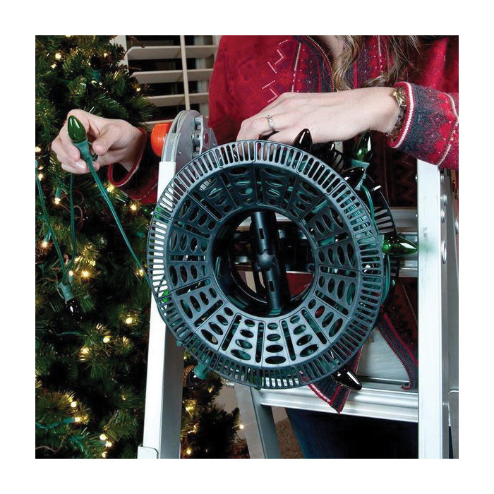 Treekeeper SB-10463/SB-10148 Basic String Light Storage Container, 3 Reels Capacity, Plastic, 13 in L, 13 in W - 3