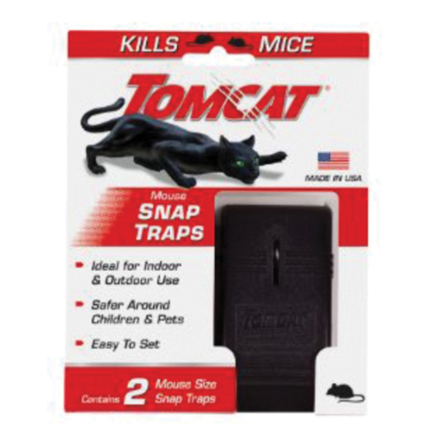 0361510 Mouse Snap Trap, 2 in L, 4-3/4 in W, 6 in H