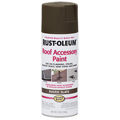 285222 Rust Preventative Spray Paint, Flat, Rustic Slate, 12 oz, Can