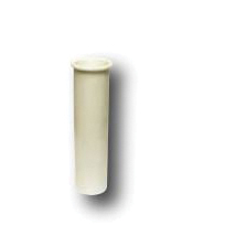 Lincoln 108913 Tailpiece, 1-1/2 in, 6 in L, Flange x Tube, PVC, White