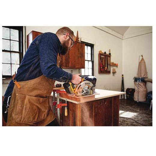 DEWALT DCS570B Circular Saw, Tool Only, 20 V, 5 Ah, 7-1/4 in Dia Blade, 57 deg Bevel, 2-9/16 in D Cutting