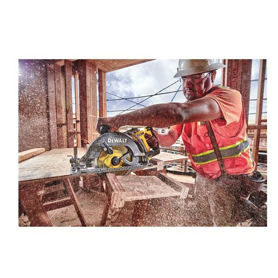 DEWALT DCS577B Circular Saw, Tool Only, 60 V, 6 Ah, 7-1/4 in Dia Blade, 90 deg Bevel, 2-7/16 in D Cutting