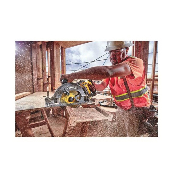 DEWALT DCS577X1 Circular Saw Kit, Battery Included, 60 V, 9 Ah, 7-1/4 in Dia Blade, 53 deg Bevel, 2-7/16 in D Cutting