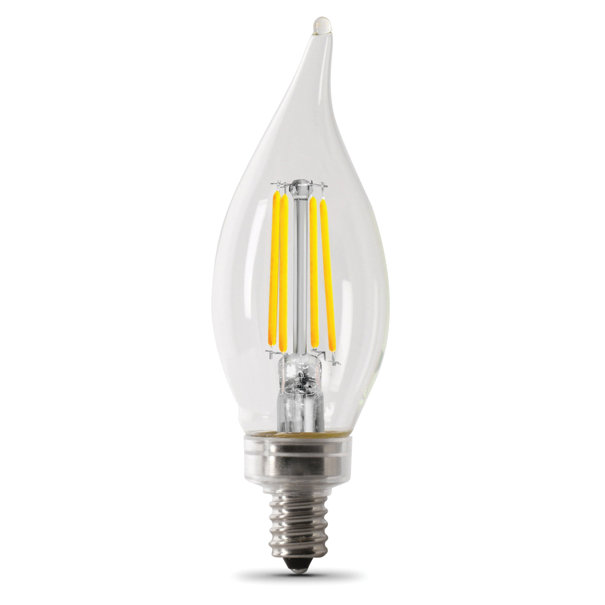 BPCFC40/927CA/FIL/2 Filament LED Bulb, Decorative, BA10 Lamp, 40 W Equivalent, E12 Candelabra Lamp Base