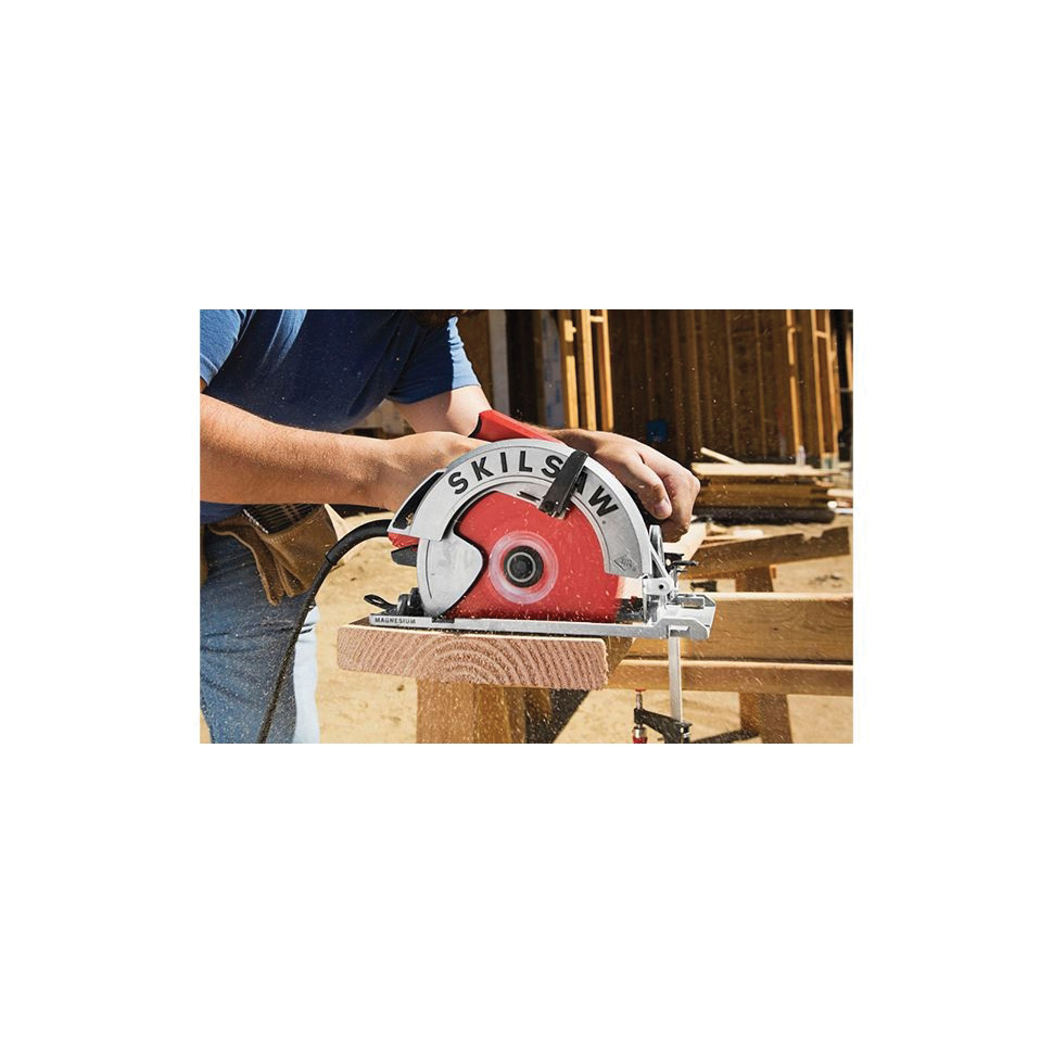 SKILSAW SPT67WM-22 Circular Saw, 15 A, 7-1/4 in Dia Blade, 5/8 in Arbor, 2-7/16 in D Cutting, 56 deg Bevel - 5