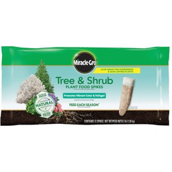 Miracle-Gro 4851012 Tree and Shrub Plant Food, Spike, 15-5-10 N-P-K Ratio - 1