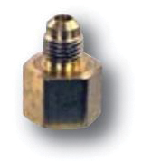 Lincoln 124644 Pipe Adapter, 1/2 in, Flare x FIP, Brass